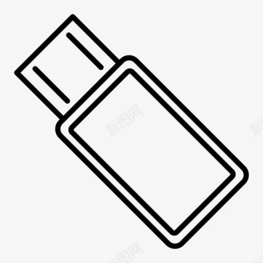 闪存盘通讯数码图标