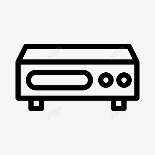 cd光驱dvdsvg_新图网 https://ixintu.com 光驱 多媒体 存储器 音乐 乐器 像素 完美 线条 符号