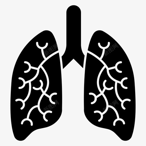肺呼吸冠状病毒svg_新图网 https://ixintu.com 冠状 病毒 呼吸 器官