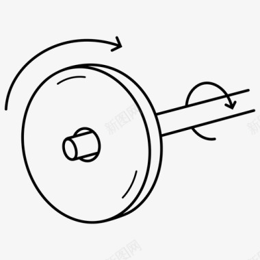 轮轴物理简单机械图标