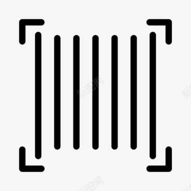 扫描码条形码产品图标