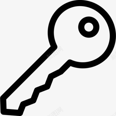 钥匙商务锁图标