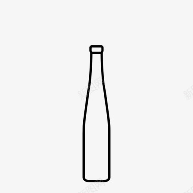 高瓶酒瓶酒杯图标