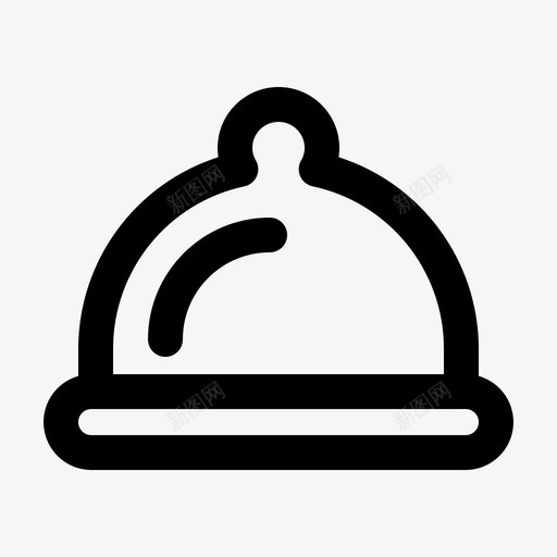 拼盘食物餐厅svg_新图网 https://ixintu.com 拼盘 食物 餐厅 晚餐 图标 酒店 轮廓