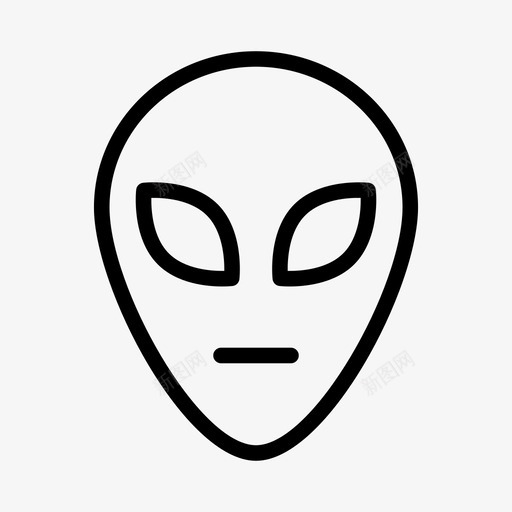 外星人灰色观察者svg_新图网 https://ixintu.com 外星人 灰色 观察者 自然
