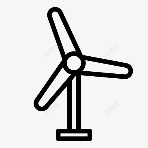 涡轮机生态环境svg_新图网 https://ixintu.com 涡轮机 生态环境 绿色 风生 生态 循环 利用