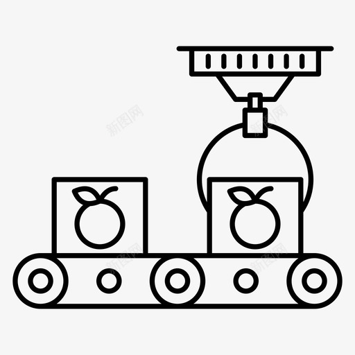 传送带农业皮带svg_新图网 https://ixintu.com 智能 传送带 农业 皮带 包装 农场 线雕