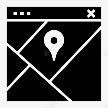 路线号位置地图图标