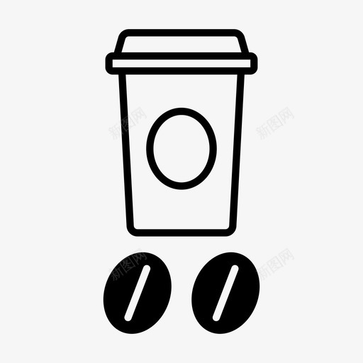轻烤咖啡黑咖啡冲泡咖啡svg_新图网 https://ixintu.com 咖啡 咖啡厅 轻烤 冲泡 咖啡豆