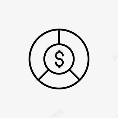 图形货币银行美元图标