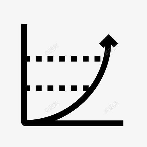 统计图表向下svg_新图网 https://ixintu.com 统计 图表 向下 直线 向上