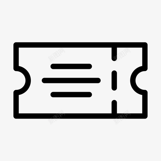 门票入场券通行证svg_新图网 https://ixintu.com 主题公园 门票 入场券 通行证 即兴 演奏 线条 符号