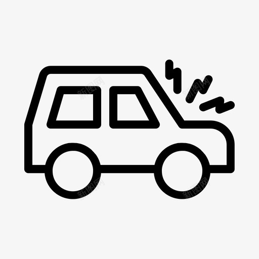 损坏事故汽车svg_新图网 https://ixintu.com 损坏 事故 汽车 撞车 火灾 保险