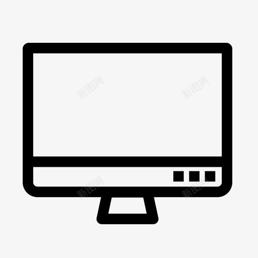 显示器计算机设备屏幕svg_新图网 https://ixintu.com 显示器 计算机 设备 屏幕