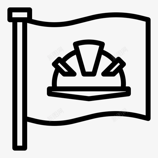 劳动旗帜头盔工人svg_新图网 https://ixintu.com 劳动 旗帜 头盔 工人 劳动节