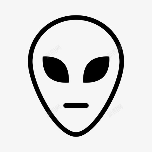 外星人灰色观察者svg_新图网 https://ixintu.com 外星人 灰色 观察者 自然