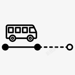 巴士时刻表巴士路线机场豪华轿车巴士线路高清图片