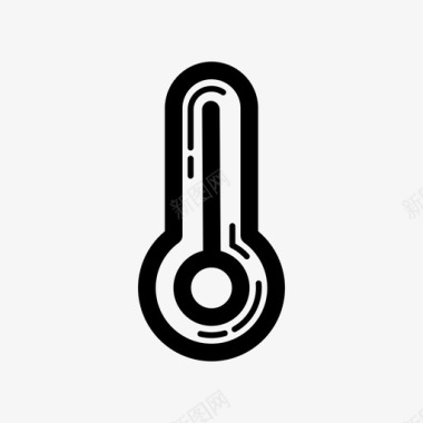 温度计热天气天气报告图标