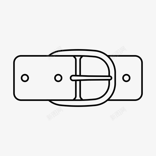 皮带扣安全带锁svg_新图网 https://ixintu.com 皮带扣 安全带
