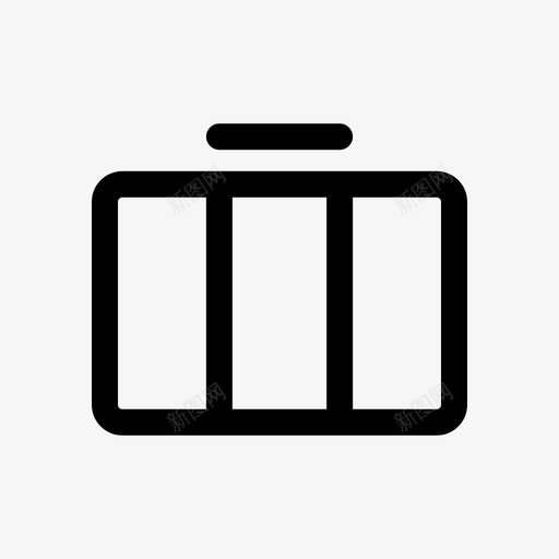 公文包手提箱用户界面svg_新图网 https://ixintu.com 公文包 手提箱 用户界面 基本 大纲
