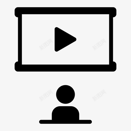在线课堂讲座游戏svg_新图网 https://ixintu.com 在线课堂 讲座 游戏 学习 视频 教育 学校