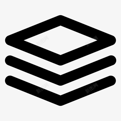 层设计堆栈svg_新图网 https://ixintu.com 设计 堆栈 工具 用户界面