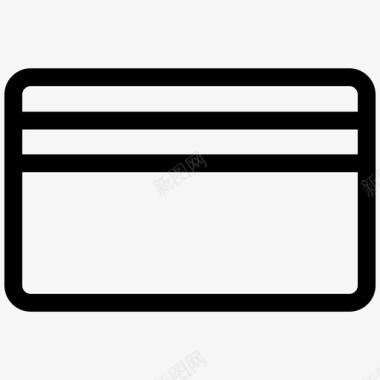 信用卡借记卡杂项概述图标