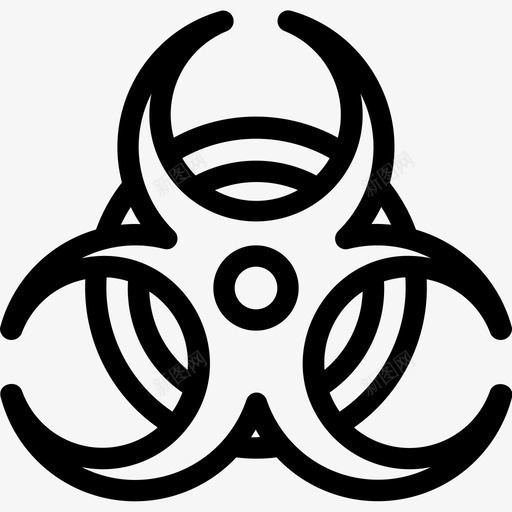 辐射病毒疾病感染svg_新图网 https://ixintu.com 病毒 辐射 传播 疾病 感染 线路