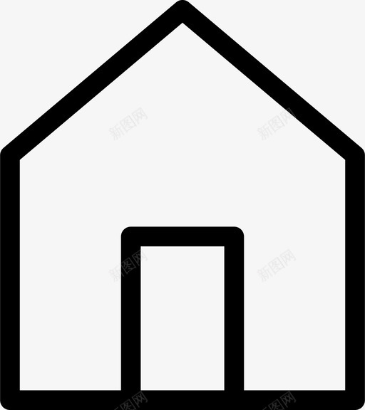房子家杂七杂八的轮廓svg_新图网 https://ixintu.com 房子家 七杂 八的 轮廓