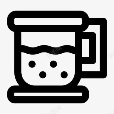 采购产品茶壶茶壶饮料图标