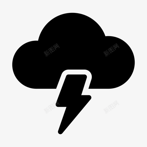 云气候闪电svg_新图网 https://ixintu.com 云气 气候 闪电 气象 风暴 天气 气候变化
