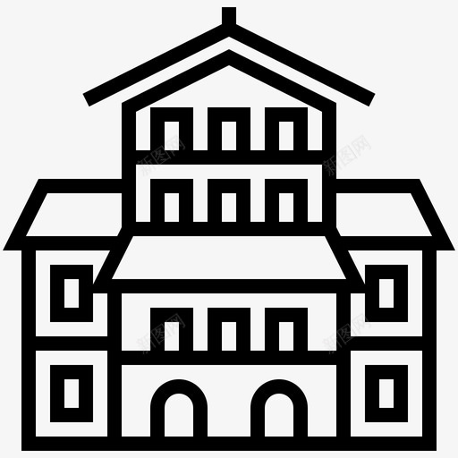 比萨大教堂天主教意大利svg_新图网 https://ixintu.com 比萨 大教堂 天主教 意大利 罗马 标线