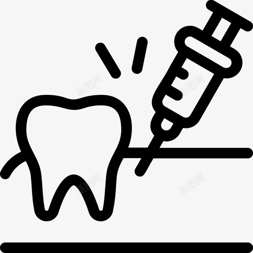 麻醉牙科护理牙医svg_新图网 https://ixintu.com 牙科 麻醉 护理 牙医 注射 无痛