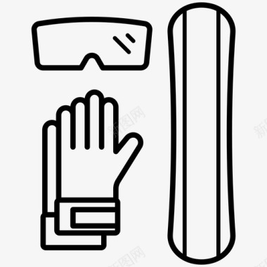 采购产品滑雪设备滑雪设备手套图标