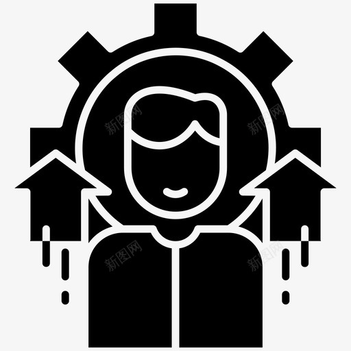 发展能力成长svg_新图网 https://ixintu.com 发展 能力 成长 进步 技能