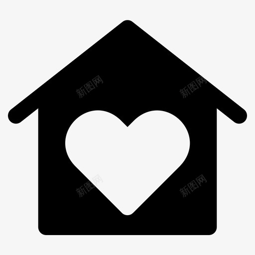 家楼心svg_新图网 https://ixintu.com 家楼 心爱 婚礼 杂项 用户界面 字形