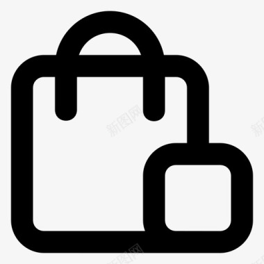 购物袋电子商务用户界面图标