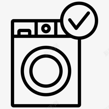 采购产品洗衣机洗衣机家用电器图标