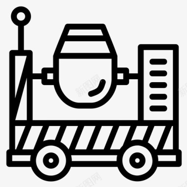搅拌机承包商项目图标