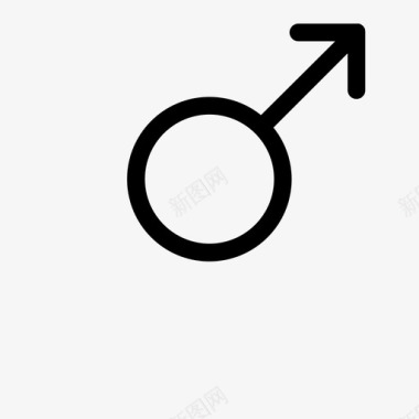 男性性别火星性别图标