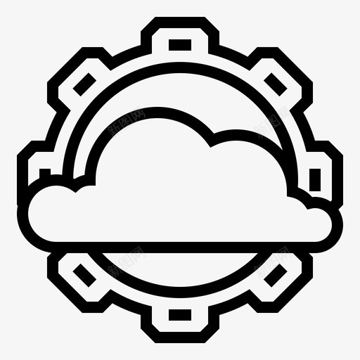 云设置维护服务svg_新图网 https://ixintu.com 设置 维护服务 搜索引擎 优化 营销