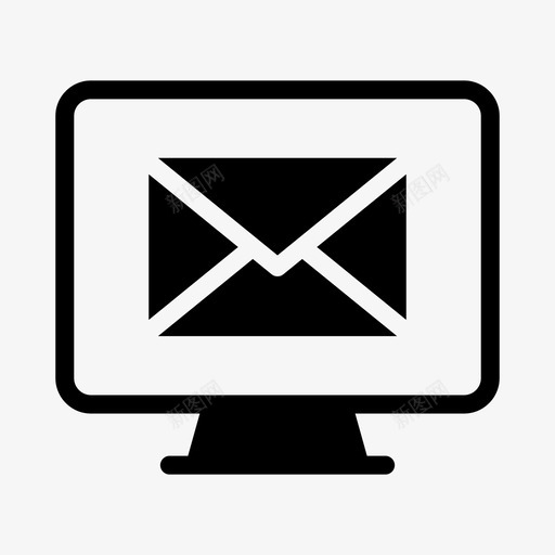 信息计算机电子邮件svg_新图网 https://ixintu.com 信息 计算机 电子邮件 收件箱 屏幕 像素 线条 符号