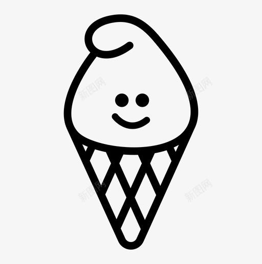 快乐冰淇淋甜点冷冻甜点svg_新图网 https://ixintu.com 快乐 冰淇淋 甜点 冷冻 甜筒 酸奶 夏天华 天华 夫饼 可爱 爱的