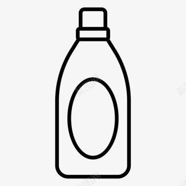 洗涤剂瓶清洁剂化妆品瓶图标