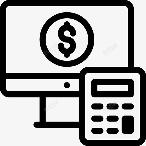 会计商业数字服务svg_新图网 https://ixintu.com 数字 服务 会计 商业 金融 技术