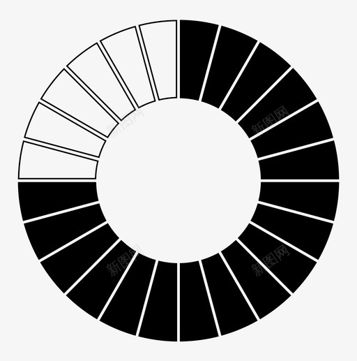 十八进度环svg_新图网 https://ixintu.com 进度 十八 环段