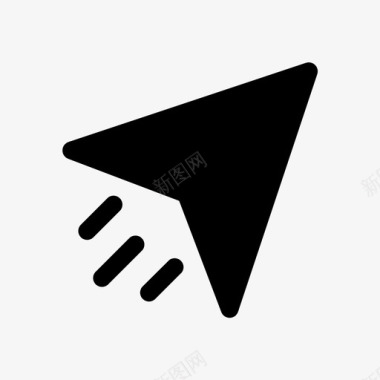 发送飞行消息图标