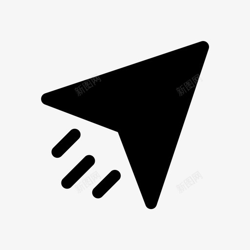 发送飞行消息svg_新图网 https://ixintu.com 发送 飞行 消息 用户界面 基本 标志 标志符 符号