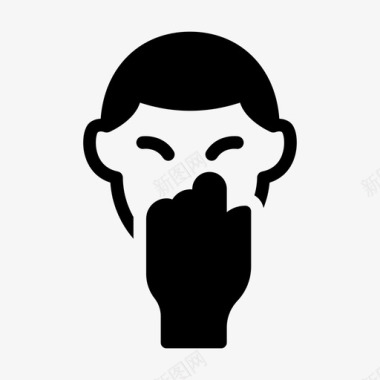 面对面covid医疗保健图标