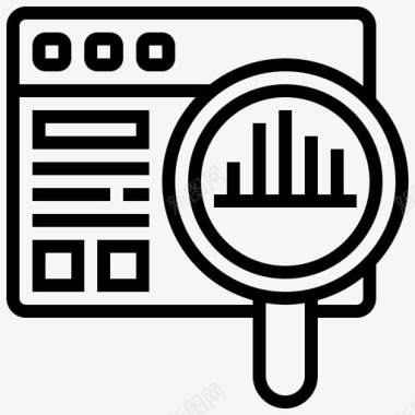 分析报告数据监视器图标